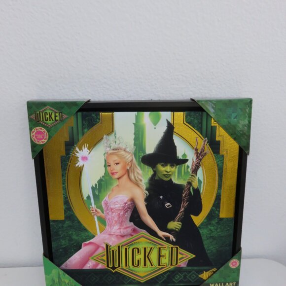 Wicked Elphaba & Glinda Wall Art picture frame 12" x 12" - Picture 2 of 6